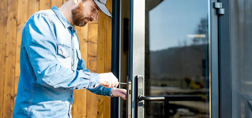 Frameless Glass Storefront Door Locks Replacement in Wheaton, IL